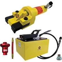 Ensemble de brise-talon pour pneus g&eacute;ants avec pompe hydraulique de 2 gallon Oxymax Inc