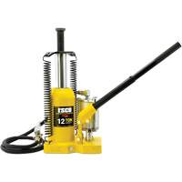 Pro Series Bottle Jack, 12 Ton(s), Air Hydraulic, 18-1/2" Raised Height Oxymax Inc