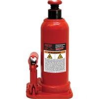 Bottle Jack with Gauge Hole, 12.5 Ton(s), 18-89/100" Raised Height Oxymax Inc