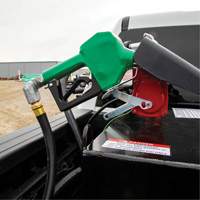 Green Automatic Gasoline Spout Nozzle Oxymax Inc