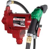 115/230V AC Fuel Transfer Pump with Nozzle Oxymax Inc