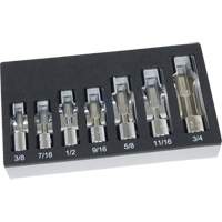 Jeu de douilles pour &eacute;crous &eacute;vas&eacute;s SAE avec plateau en mousse, 7 Morceaux, Prise de 3/8" Oxymax Inc