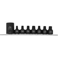 Pickup Truck Bed Bolt Socket/Bit Set, 8 Pieces, 1/2"/3/8" Drive Size Oxymax Inc