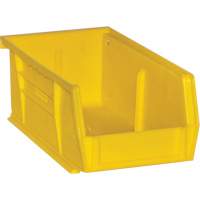 Hook-On Bins, 4" W x 3" H x 7" D, Yellow, 10 lbs. Capacity FM022 | Oxymax Inc