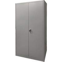 Armoire de rangement, Acier, 4 Tablettes, 78" h x 36" la x 24" P, Gris Oxymax Inc