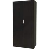 Armoire de rangement combin&eacute;e, 36" la x 18" p x 72" h, Noir Oxymax Inc