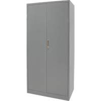 Armoire de rangement combin&eacute;e, 36" la x 18" p x 72" h, Gris Oxymax Inc