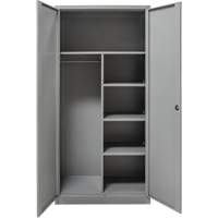 Armoire de rangement combin&eacute;e, 36" la x 18" p x 72" h, Gris Oxymax Inc
