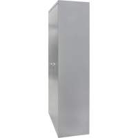 Wardrobe Storage Cabinet, Steel, 36" W x 18" D x 72" H, Grey Oxymax Inc