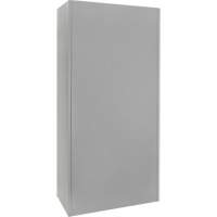 Wardrobe Storage Cabinet, Steel, 36" W x 18" D x 72" H, Grey Oxymax Inc