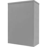 Armoire de rangement &agrave; hauteur de comptoir, Acier, 2 Tablettes, 42" h x 30" la x 15" P, Gris Oxymax Inc