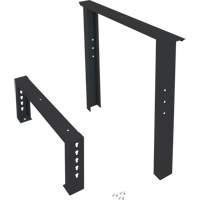 Industrial Duty Leg for Workbench, Steel, 30" D x 34" H, Single Oxymax Inc