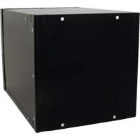 Stackable Cube Locker, 12" x 18" x 12", Steel, Black, Knocked Down Oxymax Inc