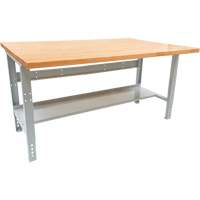 Industrial Modular Workbench, 1000 lbs. Cap., 72" W x 48" D Oxymax Inc
