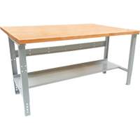 Industrial Modular Workbench, 1000 lbs. Cap., 72" W x 48" D Oxymax Inc