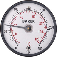 Surface Thermometers, Contact, Analogue, 0-250°F (-20-120°C) Oxymax Inc