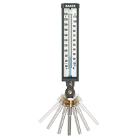 Variable Angle Industrial Thermometers, Contact, Analogue, 0-120°F (-17-49°C) Oxymax Inc