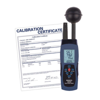 Wet-Bulb Globe Temperature (WBGT) Heat Stress Meter (includes ISO Certificate) Oxymax Inc