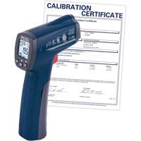 Infrared Thermometer with ISO Certificate, -25.6°- 752° F ( -32° - 400° C ), 12:1, Adjustable Emmissivity Oxymax Inc
