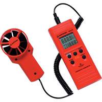 Anémomètre et thermomètre TMA10A, Sans enregistrement des données, Gamme de vélocité d'air de 0,4 - 25 m/sec IC067 | Oxymax Inc