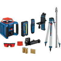 Revolve2000 Self-Leveling Horizontal/Vertical Rotary Laser Kit, 2000' (609.6 m), 670 Nm Oxymax Inc
