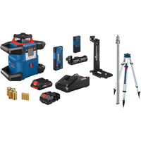 Revolve4000 Connected Self-Leveling Horizontal/Vertical Rotary Laser Kit, 4000' (1219.2 m), 635 Nm Oxymax Inc