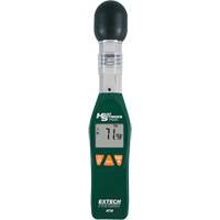 Compteur de contrainte thermique &agrave; thermom&egrave;tre globe mouill&eacute; Extech Oxymax Inc