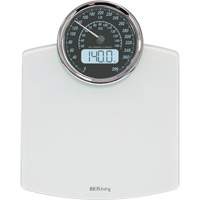 Digital Analog Scale, 396 lbs. Cap., 100 g / 0.2 lbs. Graduations Oxymax Inc