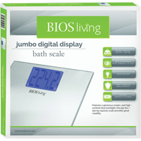 Jumbo Digital Display Scale, 550 lbs. Cap., 0.2 lbs. / 0.1 kg Graduations Oxymax Inc