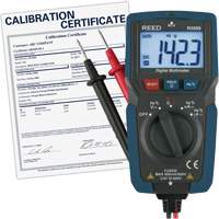 Multim&egrave;tre compact avec mesure de tension sans contact et certificat de calibration, Tension c.a./c.c., Courant c.a./c.c. Oxymax Inc