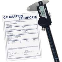 6" (150 mm) Digital Caliper with Traceable Calibration Certificate, 0.0005" (0.01 mm) Resolution, 0" - 6" (0 mm - 150 mm) Range Oxymax Inc