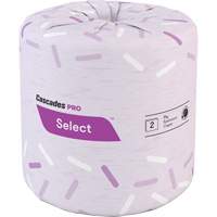 Papier hygi&eacute;nique Pro Select, 2 Pli, 500 Feuilles/Rouleu, Blanc Oxymax Inc