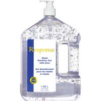 Response<sup>®</sup> Hand Sanitizer Gel with Aloe, 1890 ml, Pump Bottle, 70% Alcohol JC681 | Oxymax Inc