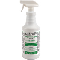 D&eacute;sinfectant et assainissant SaniBlend pr&ecirc;t &agrave; l'emploi, 950 ml, Bouteille &agrave; g&acirc;chette Oxymax Inc