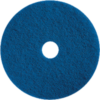 Floor Maintenance Pads, 15", Cleaning/Scrubbing, Blue Oxymax Inc