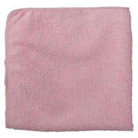 Chiffon de nettoyage pour travaux l&eacute;gers, Microfibre, Rouge Oxymax Inc