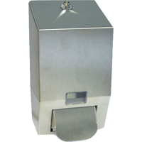 Stainless Steel Soap Dispenser, Push, 1000 ml Capacity, Cartridge Refill Format JH176 | Oxymax Inc