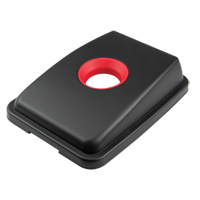 Waste Classification - Lid, Open Lid, Plastic, Fits Container Size: 17-1/4" x 12-1/2" Oxymax Inc