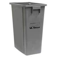 Recycling & Garbage Bin, Plastic, 16 US gal. Oxymax Inc