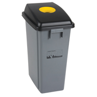 Recycling & Garbage Bin with Classification Lid, Plastic, 16 US gal. Oxymax Inc
