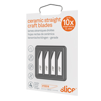 Slice Rounded-Tip Ceramic Straight Edge Knife Blades, Single Style Oxymax Inc