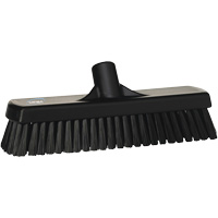 Balai-brosse pour planchers et mur, Crins Ferme, 12", Polyester, Noir Oxymax Inc