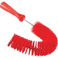 Hooked Brush, Medium/Stiff Bristles, 15-1/2" Long, Red Oxymax Inc