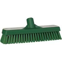 Brosse &agrave; r&eacute;curer pour planchers et murs, Crins Ferme, 12", Polyester, Vert Oxymax Inc