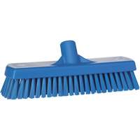 Brosse &agrave; r&eacute;curer pour planchers et murs, Crins Ferme, 12", Polyester, Bleu Oxymax Inc
