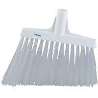 T&ecirc;te de balai oblique, Crins Extra-ferme, 12", Polyester, Blanc Oxymax Inc