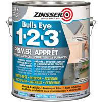 Appr&ecirc;t &agrave; base d'eau Bulls Eye 1-2-3, 3,78 L, Gallon, Gris Oxymax Inc