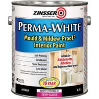 Peinture intérieure Mold & Mildew-Proof<sup>MC</sup> Perma-White<sup>MD</sup>, 3,78 L, Gallon, Blanc JL321 | Oxymax Inc