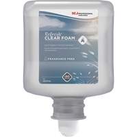 Savon transparent pour les mains Refresh<sup>MC</sup>, Mousse, 1 L, Sans parfum JL615 | Oxymax Inc