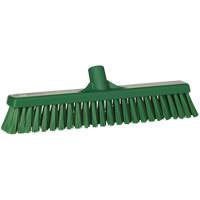 T&ecirc;te de balai-brosse &agrave; soies combin&eacute;es, Crins Cors&eacute;/Fin, 16-1/2", Polyester, Vert Oxymax Inc
